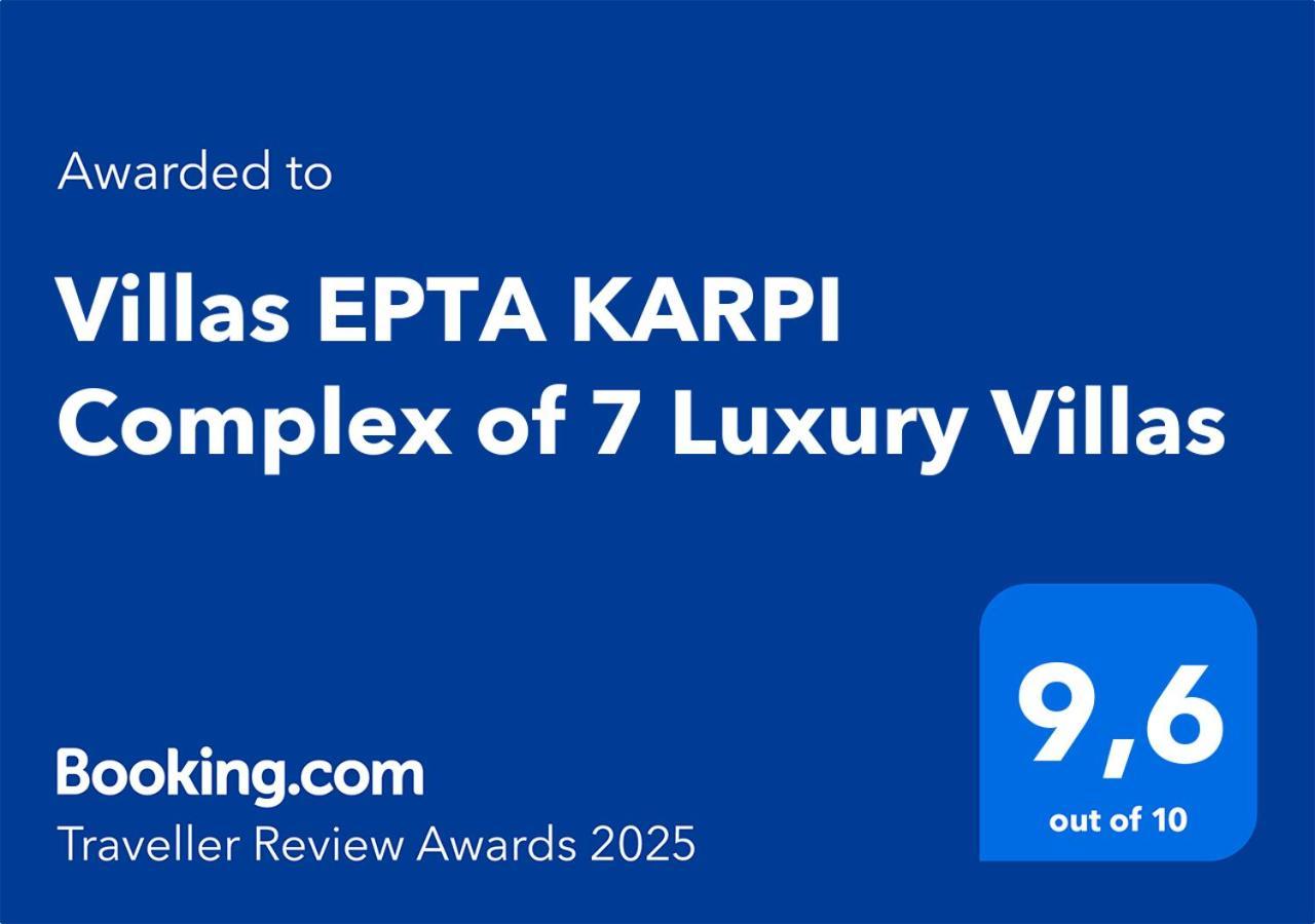 Villas Epta Karpi Complex Of 7 Luxury Villas Skriperon Esterno foto